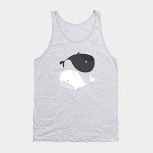 Yin and Yang Whales Tank Top